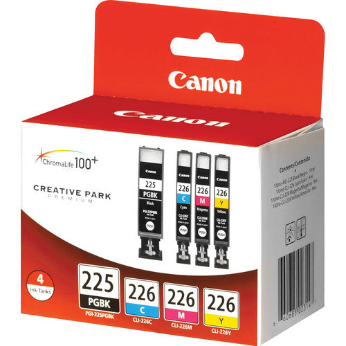 Canon PGI-225/CLI-226 Multi-Pack Tintenpatronen – Schwarz, Cyan, Magenta, Gelb
