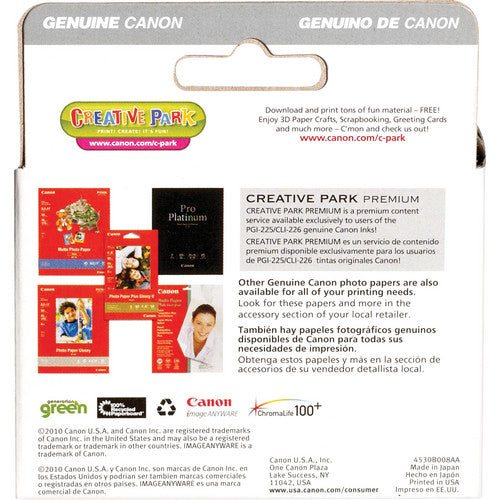 Canon PGI-225/CLI-226 Multi-Pack Tintenpatronen – Schwarz, Cyan, Magenta, Gelb