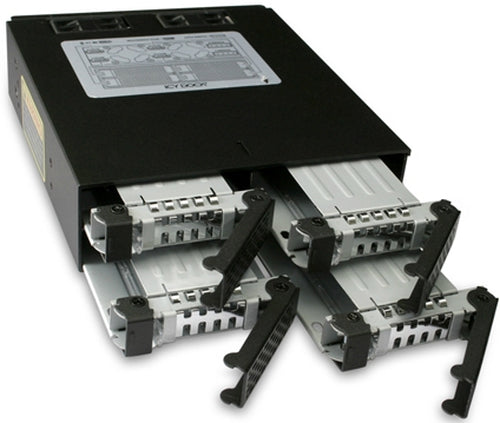 Icy Dock MB994SP-4S 4-Bay Drive Bay Panel Black 6G