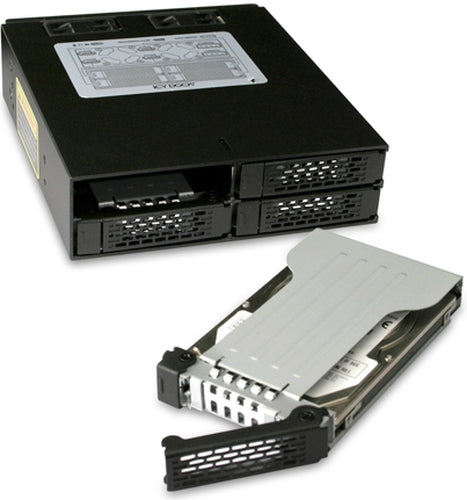 Icy Dock MB994SP-4S 4-Bay Drive Bay Panel Black 6G