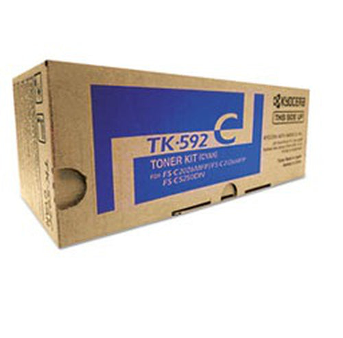 Kyocera TK-592C Tonerkartusche - Cyan, 5.000 Seiten, Kompatible Kartusche