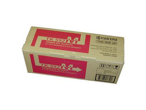 Kyocera TK-592M Magenta Tonerkartusche - 5000 Seiten - Hohe Reichweite